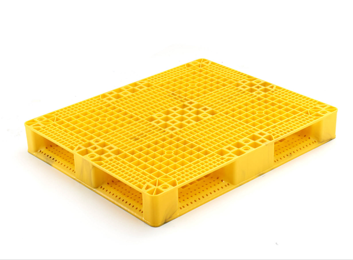Reusable Warehouse Plastic Pallet - Double-sided Grid Type