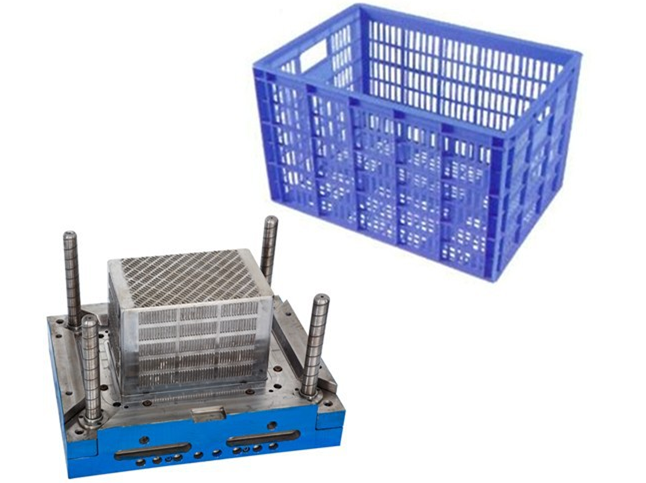 Injection Mold for Plastic Crate - Heavy-Duty Storage Box Mould