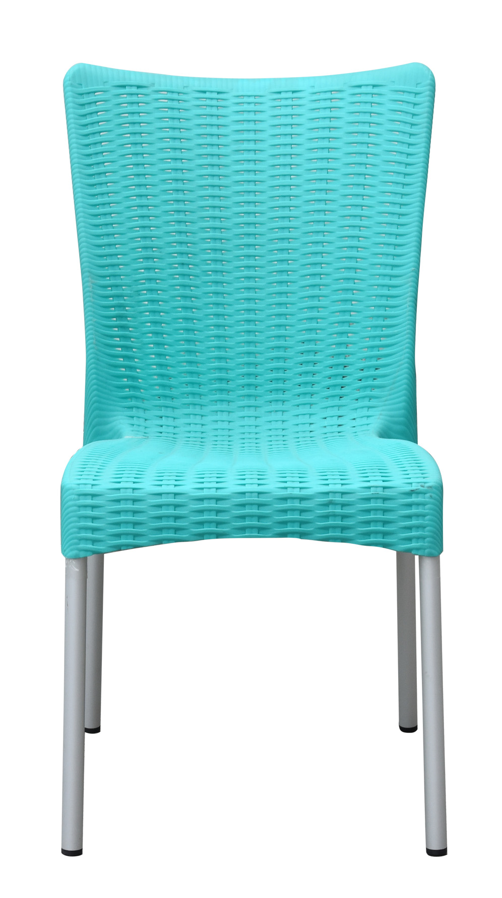 Woven Rattan Style Plastic Chair Mold - Metal Leg Outdoor Seat Mould