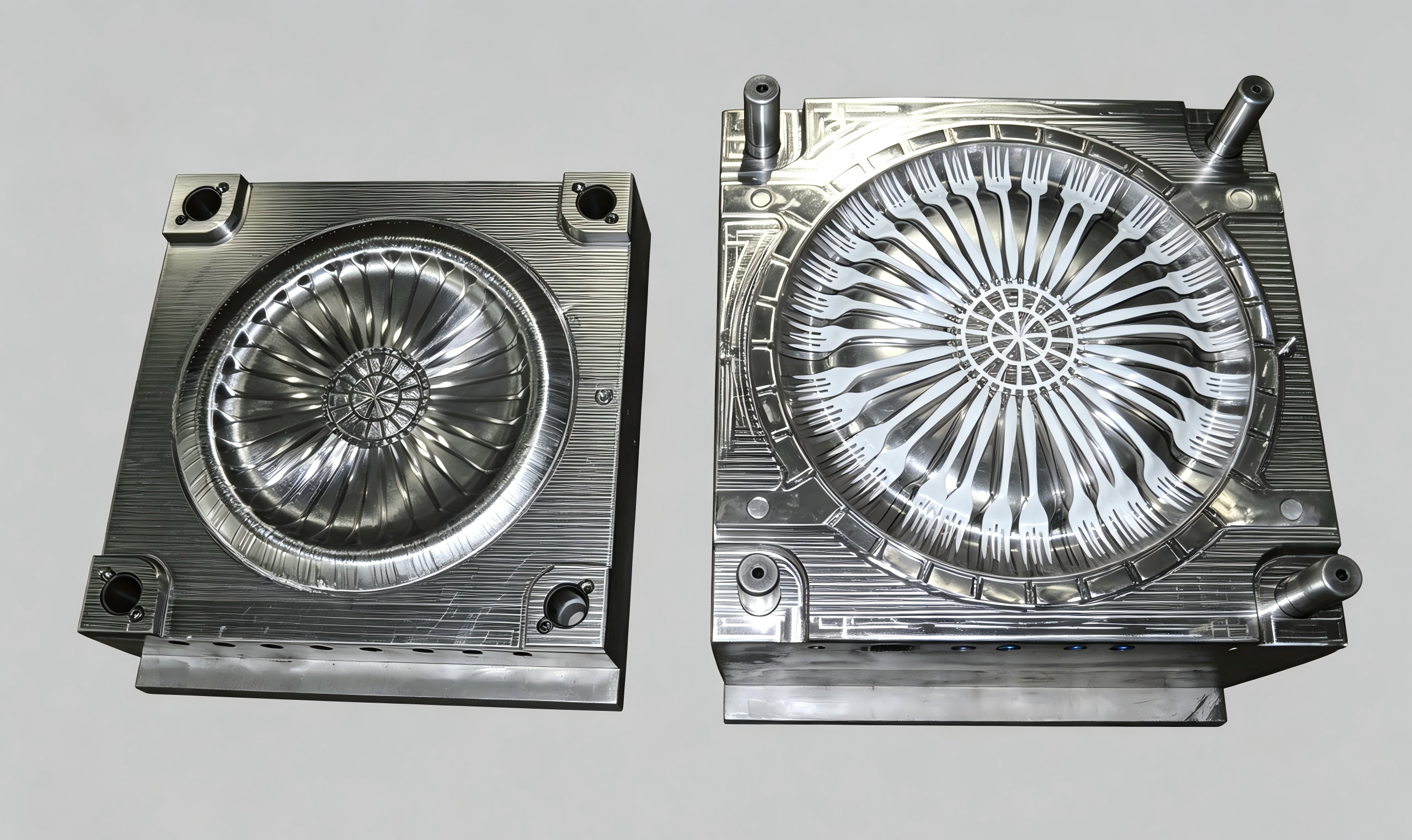 High Output Plastic Fork Mold - Multi-Cavity Cutlery Mould