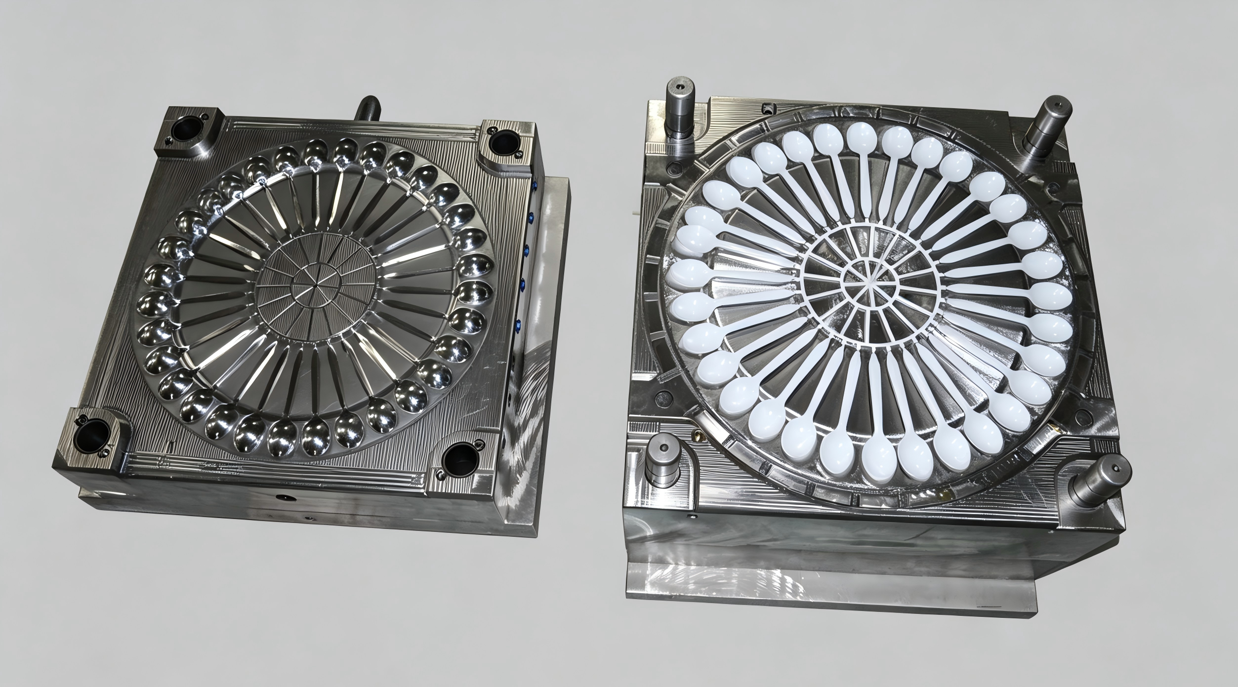 Circular Plastic Spoon Mold - High Efficiency Cutlery Injection Mould