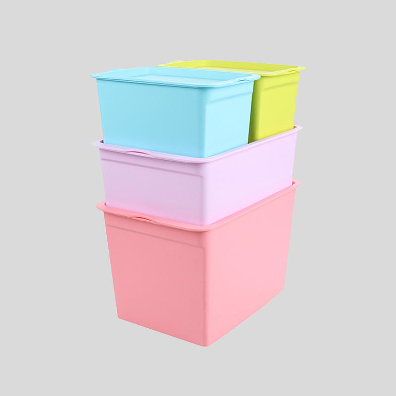 Candy Color Plastic Fully Enclosed Storage Box Mould-Production Sample