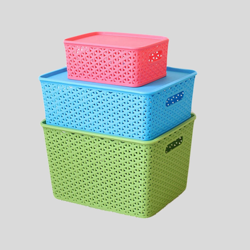 Net-Like Plastic Storage Box Mould For Household Sundries And Children'S Toys-Production Samples