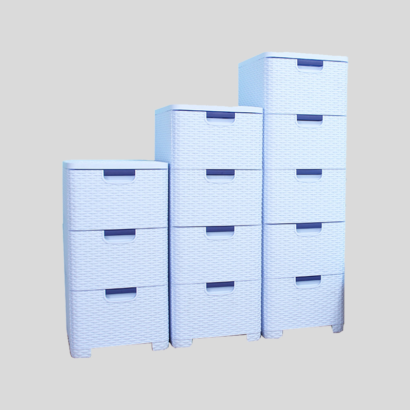 Plastic Drawer Storage Cabinet Storage Box Clothing Storage Box Mould-Production Sample
