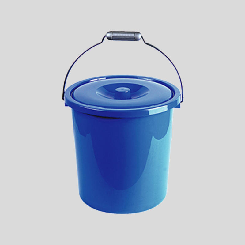 Thickened Iron Handle Round Bucket Large Bucket With Lid Large Capacity Chemical Bucket Mould-Production Sample